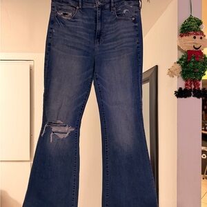 American Eagle Outfitters Dark Blue Flare Jeans